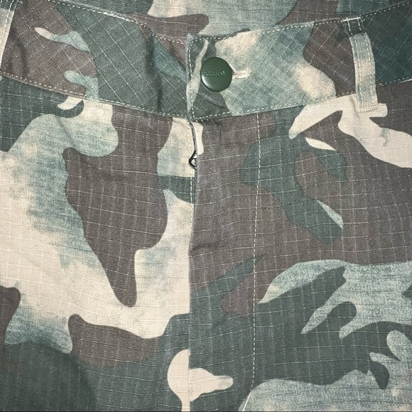 ADIDAS Originals Women's Cargo Track Pants Camo Green Brown Size Medium M EUC - Picture 6 of 6